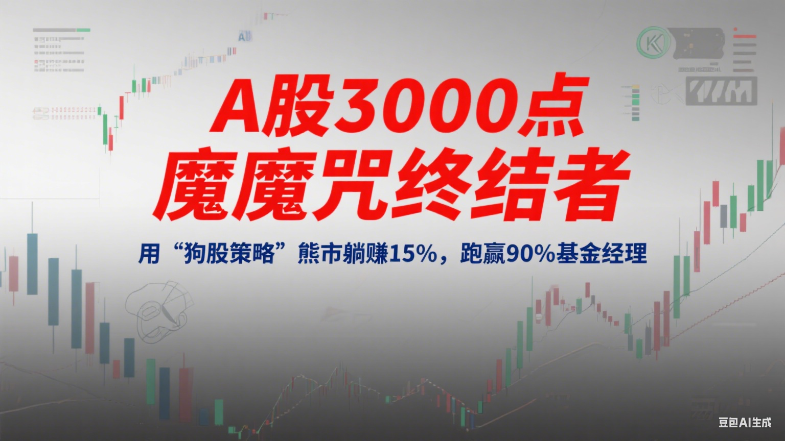 A股3000点魔咒终结者：用“狗股策略”熊市躺赚15%，跑赢90%基金经理(五)  第1张