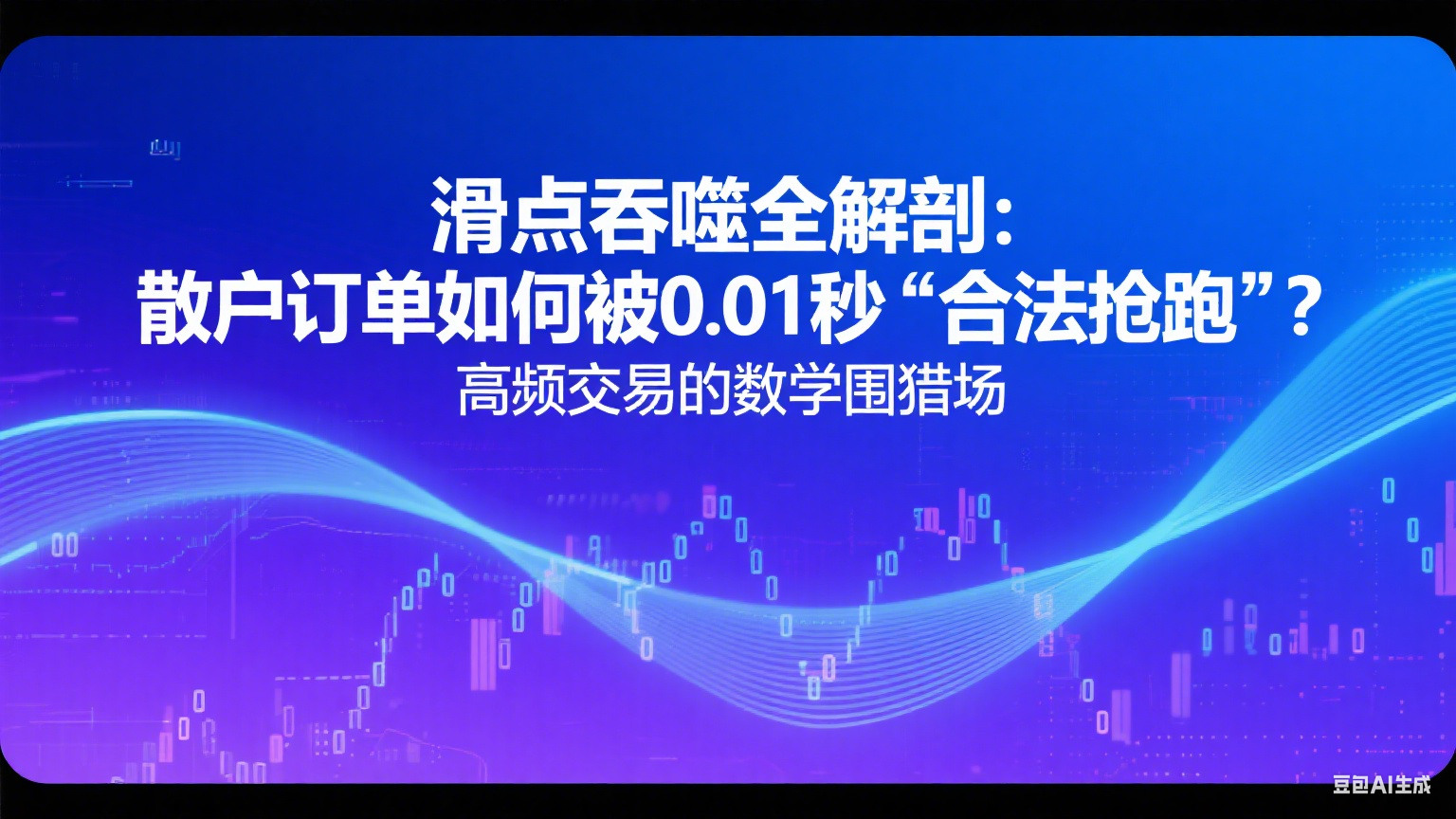 滑点吞噬全解剖：散户订单如何被0.01秒“合法抢跑”？高频交易的数学围猎场（六）  第1张